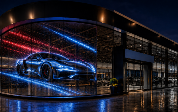Transparente LED Displays