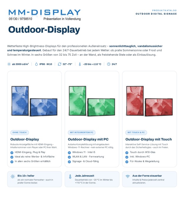 Outdoor Display  Katalog 2026