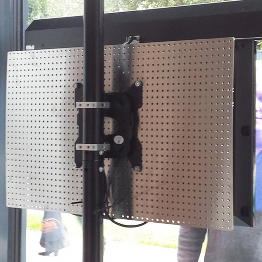 Rueckwand Verkleidung fuer 48 Zoll LCD LED Monitore