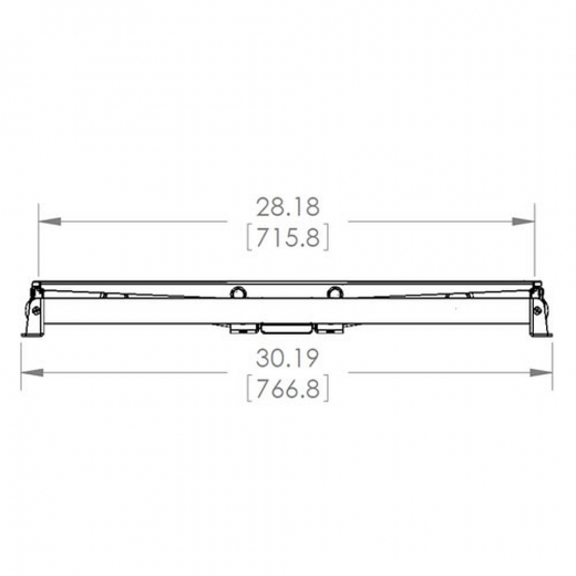 MM-6851 Ausziehbarer Wandhalter fuer Brandschutzgehaeuse bis 80kg