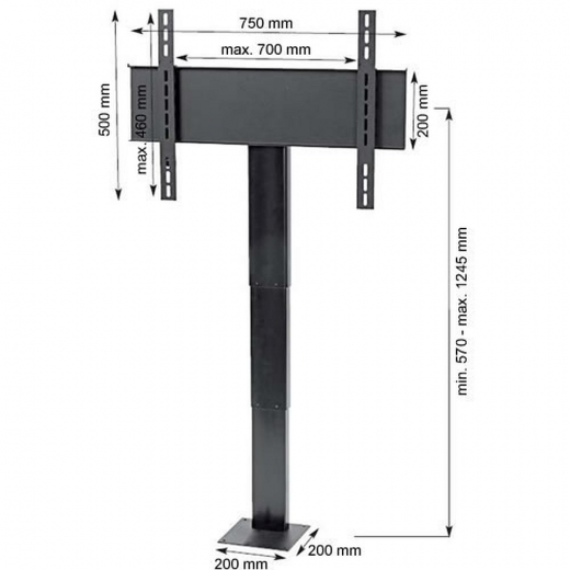 Einbau TV Lift für LCD LED Monitore 3026-27 Version A