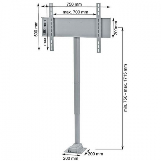Einbau TV Lift für LCD LED Monitore 3028-29 Version B