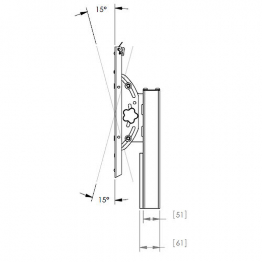 65 Zoll Display inkl. Standfuss und Transportkoffer