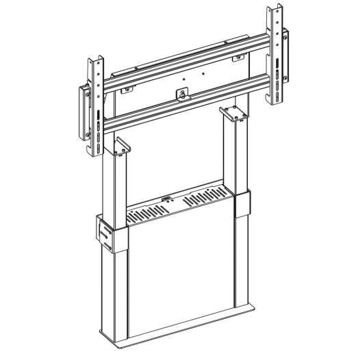 MM500 elektrische Wandhalterung für große Monitore ab 46 Zoll