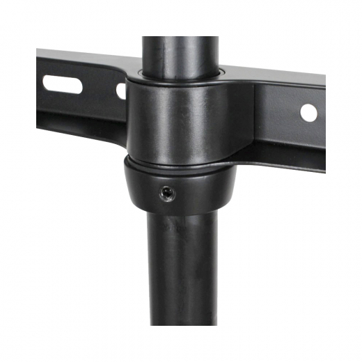 TV Standfuß von 32 bis 75 Zoll Nussbaum Drehbar Höhenverstellbar Display Bodenständer