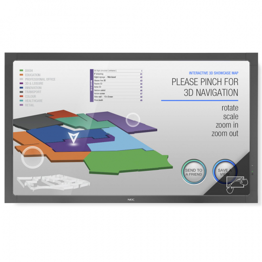 NEC Large V423-TM Multi Touch Display 42 Zoll 107 cm