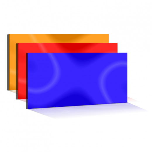 Kunststoff Rueckwand Verkleidung fuer 43 Zoll LCD LED Monitore