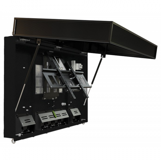 Outdoor Schutzgehaeuse DOOHBOX mit Samsung 46 Zoll Monitor OM46N