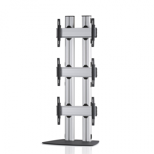 3x1-E Videowall Standfuss fuer Monitore von 42-55 Zoll