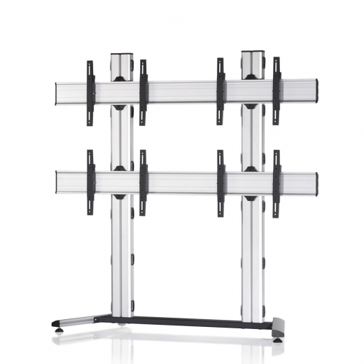 2x2 Videowall Standfuss fuer Monitore von 42-55 Zoll
