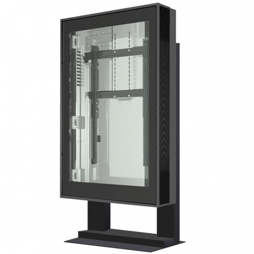 Design Outdoor Stele DOOHSTAND mit 75 Zoll Display