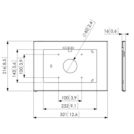 Schutzgehäuse Galaxy Tab S 10.5 Home-Taste verborgen
