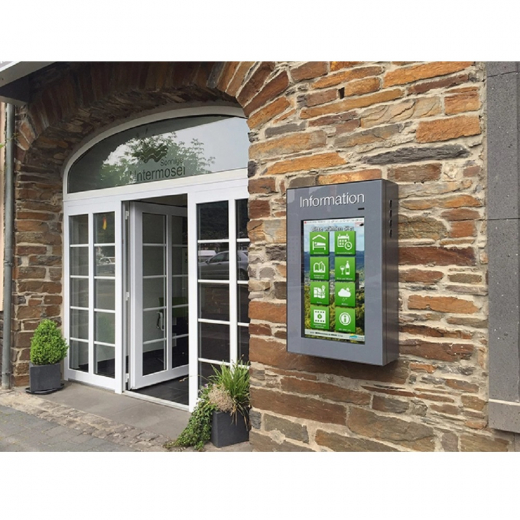 DynaScan DS323LT4 32 Zoll High Brightness Schaufenster Monitor mit 2500 Nits, robust, Android 11 Media Player und WLAN