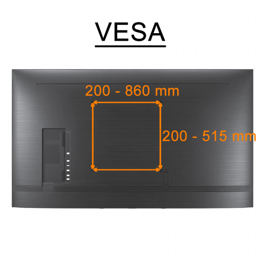 Portable TV Standfuß MM-PRSU für 45 bis 72 Zoll Displays