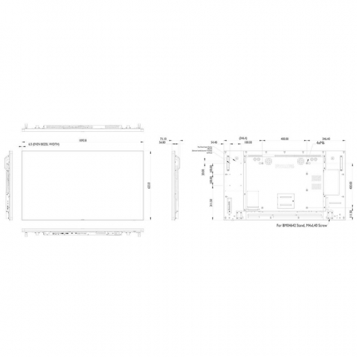 Philips 49BDL5057P/00 Public Info Display 49 Zoll (123,20 cm)