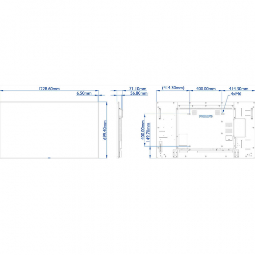 Philips 55BDL5057P/00 Public Info Display 55 Zoll (138,80 cm)