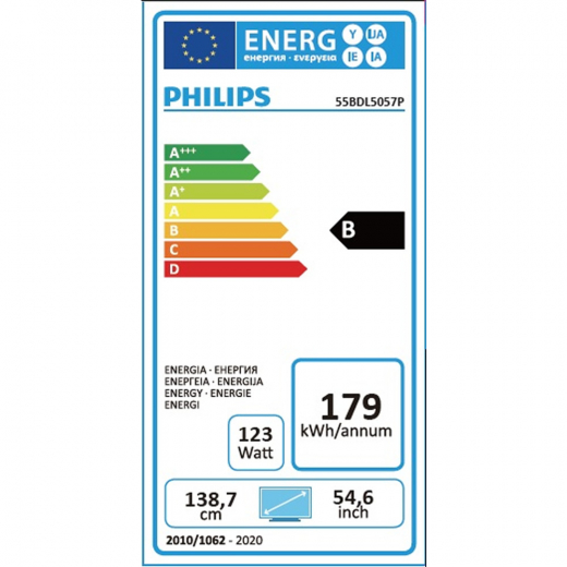 Philips 55BDL5057P/00 Public Info Display 55 Zoll (138,80 cm)
