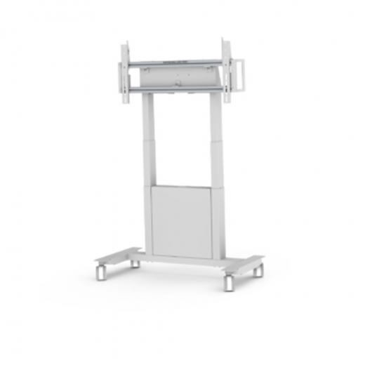 Elektrisch Hoehenverstellbarer Rollwagen fuer Displays bis 85 Zoll