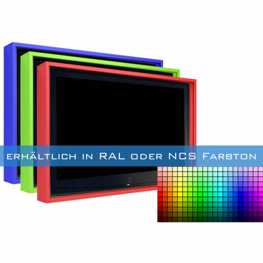 Indoor LCD LED Schutzgehaeuse Slim mit Brandschutz