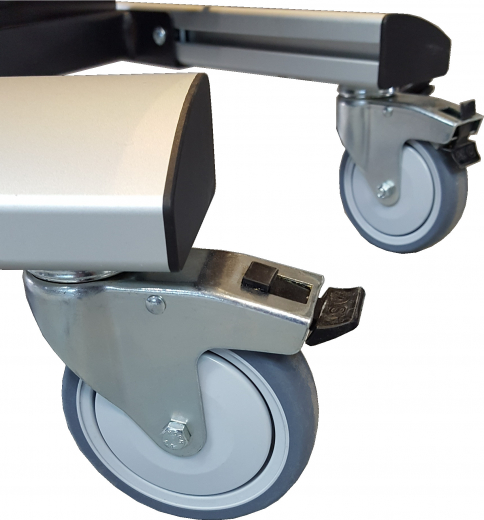 Elektrisch höhenverstellbarer Monitor-Rollwagen MRE55-230 bis 49