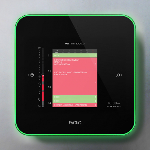 Display für Raumbelegung Evoko Liso