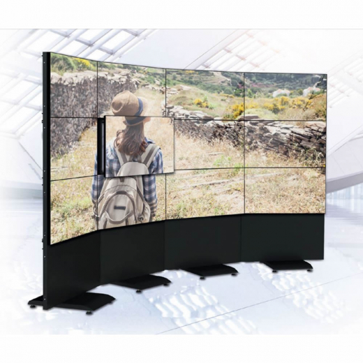 Modularer Curved Pop Out Videowall Standfuss MM8353