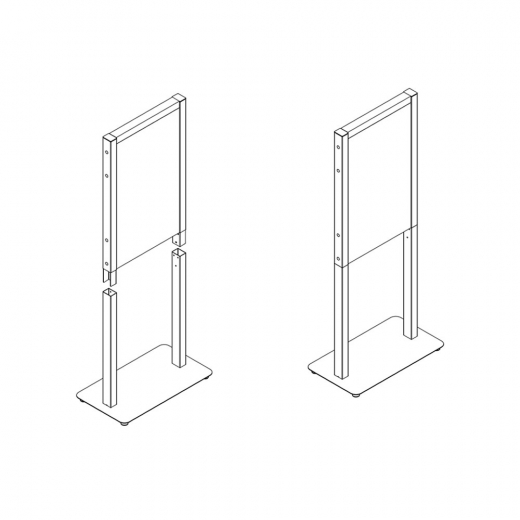 Monitor Standfuss fuer 55 Zoll Display OM55N-D