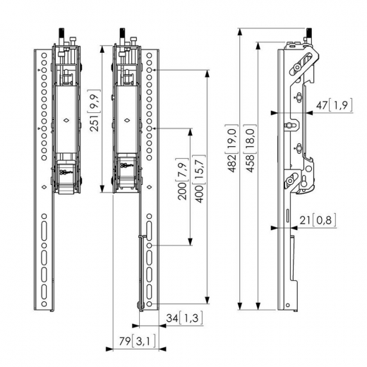 PFS3504 VESA Adapterstrips