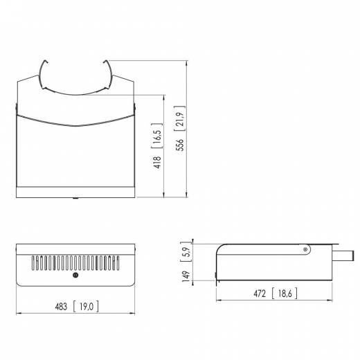 PFA9052 Abschließbarer Schrank