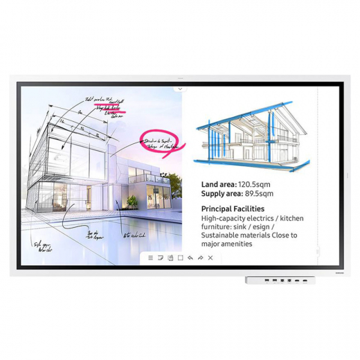 UHD Touch Display Flipchart Samsung Flip WM55R 55 Zoll
