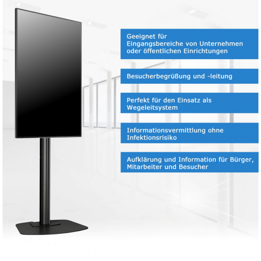 Digitales WLAN Infodisplay DWSQBB