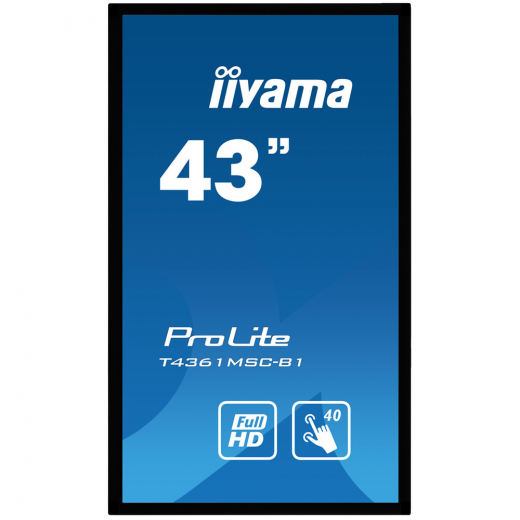 iiyama ProLite T4361MSC-B1 40 Punkt Touchdisplay 43 Zoll