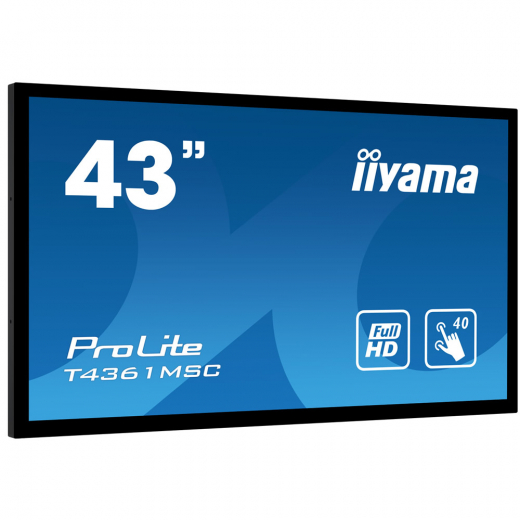 iiyama ProLite T4361MSC-B1 40 Punkt Touchdisplay 43 Zoll