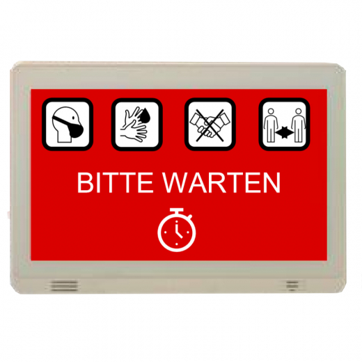 Automatischer Personen Zähler und Kundenfluss Regler Komplettpaket mit Sensor