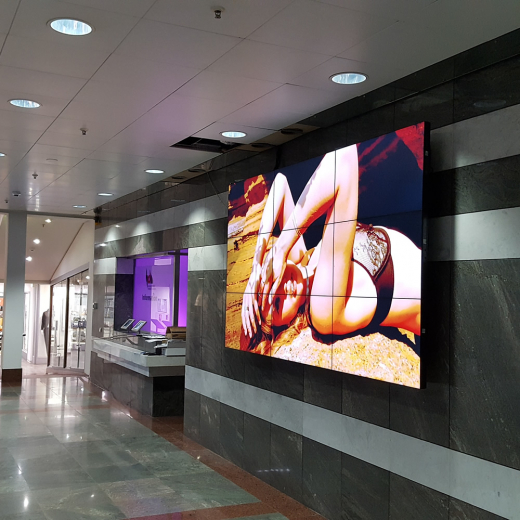 Videowall Komplettpaket inklusive Montage 2x2 oder 3x3 49 Zoll
