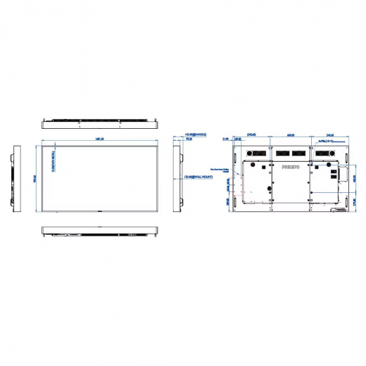 Philips 75BDL3003H High Brightness Display 75 Zoll (189,3 cm)