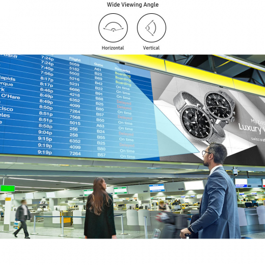 Samsung Videowall 3x3 46 Zoll 3,5 mm Steg inkl. passender Wandhalterung