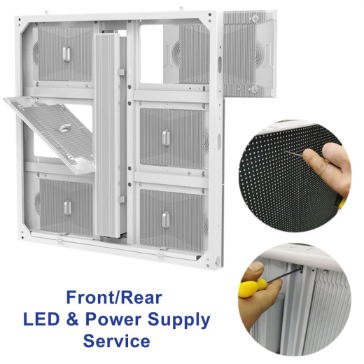 Outdoor LED Wall 3,84x2,88m mit 6.67 pixel pitch