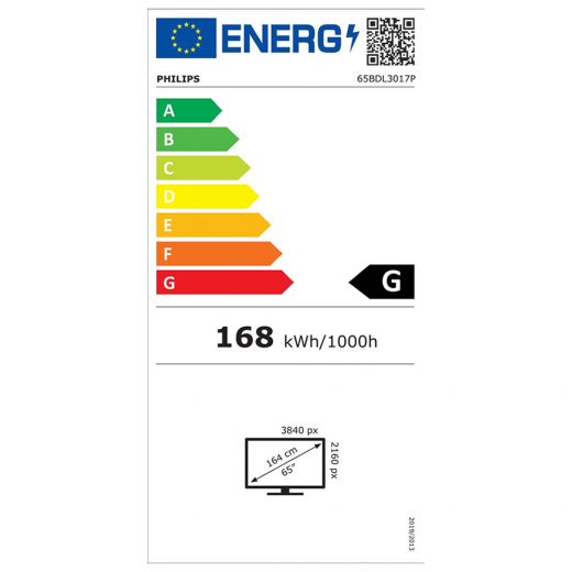 Philips 65BDL3017P/00 Public Info Display 65 Zoll (164 cm)