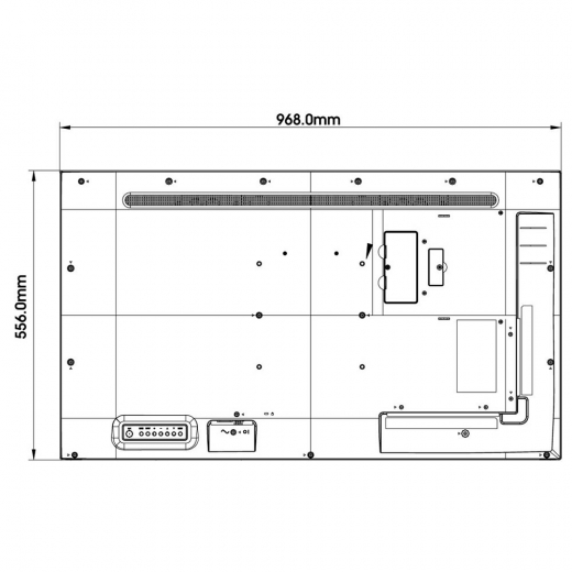 Hisense Digital Signage Monitor 43 Zoll 43BM66AE