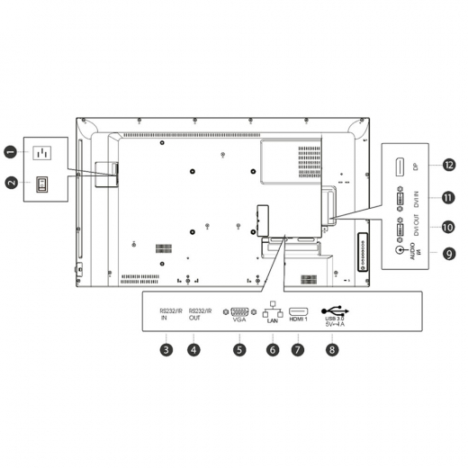 Hisense Digital Signage Monitor 43 Zoll 43BM66AE