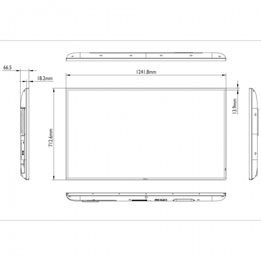 Hisense Digital Signage Monitor 55 Zoll 55B4E31T