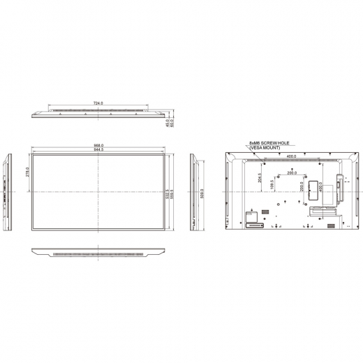 iiyama ProLite LE4340S-B3 Digital Signage Display 43 Zoll