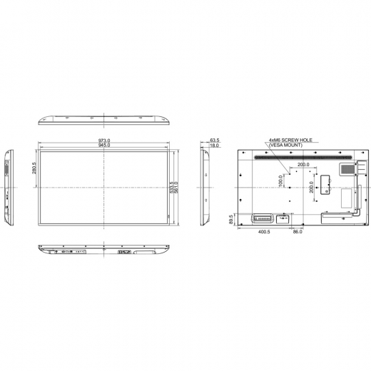 iiyama ProLite LH4352UHS-B1 Digital Signage Display 43 Zoll