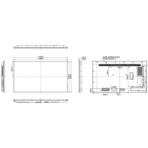 iiyama ProLite LH5052UHS-B1 Digital Signage Display 50 Zoll