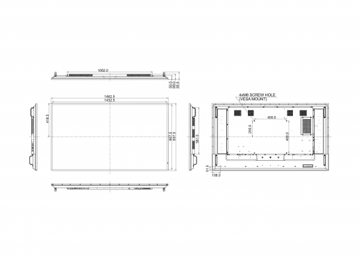 iiyama ProLite LH6552UHS-B1 Digital Signage Display 65 Zoll