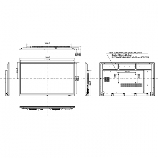 iiyama ProLite TE5503MIS-B2AG 55 Zoll Touchdisplay mit integrierter Whiteboard Funktion
