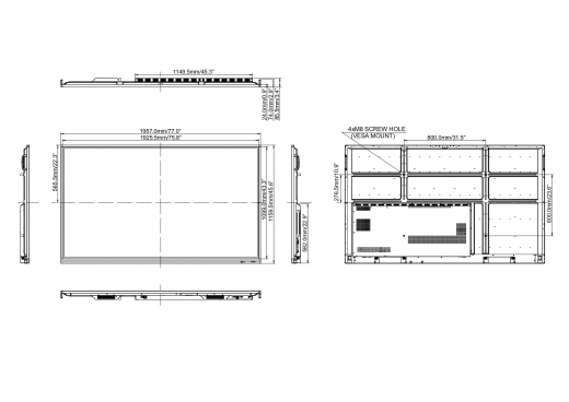 iiyama ProLite TE8604MIS-B2AG 86 Zoll Touchdisplay mit integrierter Whiteboard Funktion