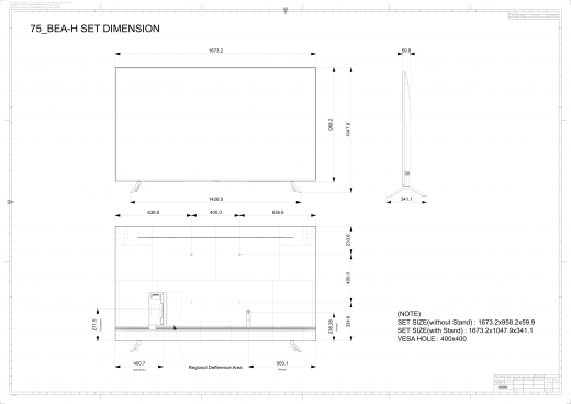 Samsung Smart Signage BE75A-H 75 Zoll