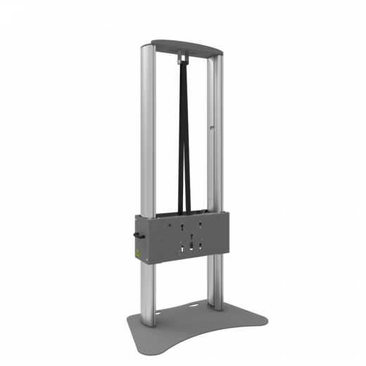 Motorisierter Standfuß MM-062.7300-86 inklusive Transportkoffer und werkzeuglos aufbaubar